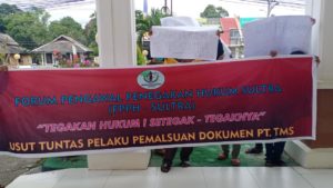 FPPH Desak Penegak Hukum Berikan Keadilan dalam Kasus PT. Tonia Mitra Sejatera
