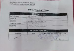 Dugaan Perusakan Hutan, Ampuh Sultra Resmi Laporkan PT. KNN ke Bareskrim Polri