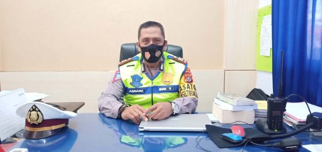Gelar Operasi Zebra Anoa 2021, Satlantas Polres Muna Utamakan Sosialisasi Protokol Kesehatan