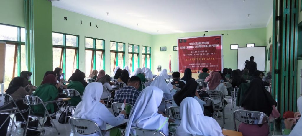 Kanwil Kemenkumham Sultra Gelar Penyuluhan RUU KUHP di Unusra