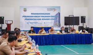 Dukung Pembangunan Infrastruktur Daerah, Bank Sultra Beri Pinjaman Rp200 Miliar Kepada Pemda Konut