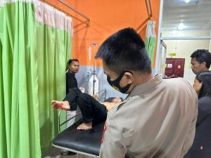 Laka Lantas di Kendari, Korban Alami Patah Jari Kaki