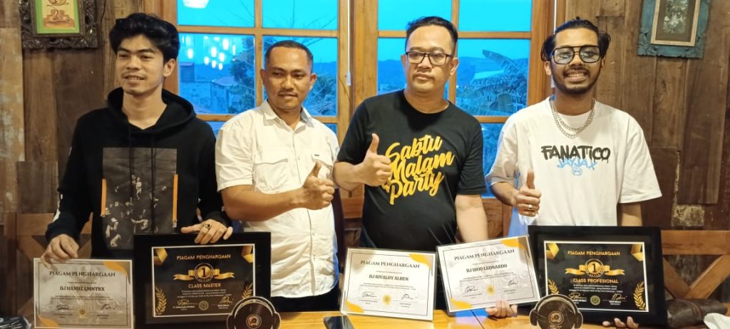 Kolaborasi Apik Arokap Kendari dan PDJI Berbuah Prestasi, Dua DJ ini Juara Kompetisi DJ di Makassar