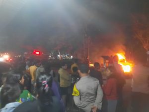 Satu Unit Kios di Kendari Dilalap Kobaran Api, Diduga Dibakar OTK