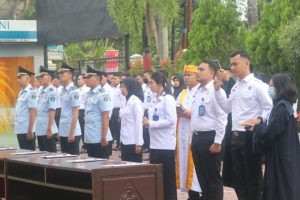 85 Tunas Muda Kemenkumham Sultra Resmi Dilantik Menjadi PNS, Silvester Sili Laba Tekankan Hal ini