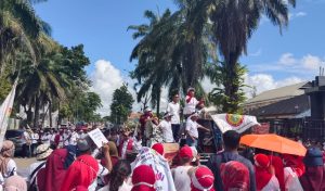 Tolak RUU Omnibus Law, Lima Organisasi Nakes Gruduk Kantor DPRD Sultra