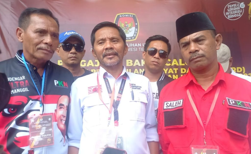 Daftar Bacaleg di KPU Sultra, Saleh Ganiru : PKN Akan Jadi Kuda Hitam di Pemilu 2024