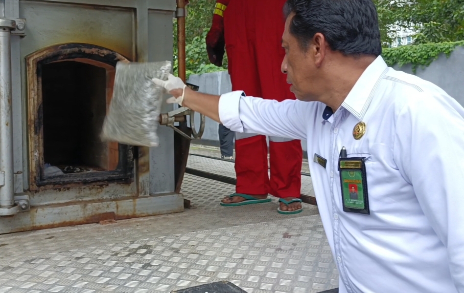 BNNP Sultra Musnahkan Sejumlah Barang Bukti Narkotika