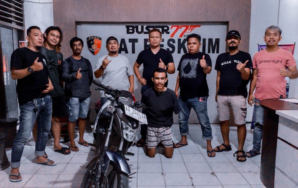 Gasak Motor Milik Pengunjung di RSU Kendari, Pemuda Asal Konsel Ini Diamankan Tim Buser77