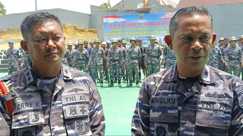 Tingkatkan Keterampilan Tempur Personil AL, Lanal Kendari Gelar Pelatihan Glagaspur