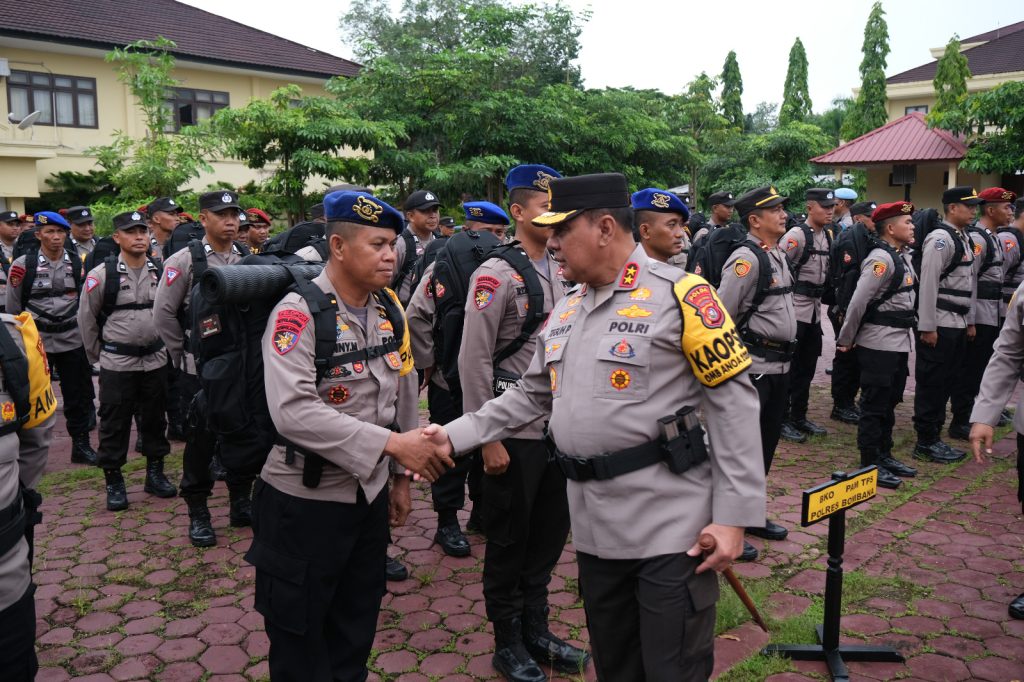 Kapolda Sultra Lepas Ribuan Personel Pengamanan TPS