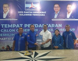 Dorongan Masyarakat, Hugua Daftar Calon Gubernur Sultra di Partai Demokrat