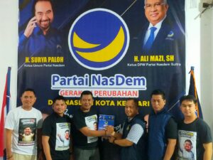 Serius Maju Pilwali Kota Kendari, Yudhianto Mahardika Ambil Formulir Pendaftaran di 4 Partai