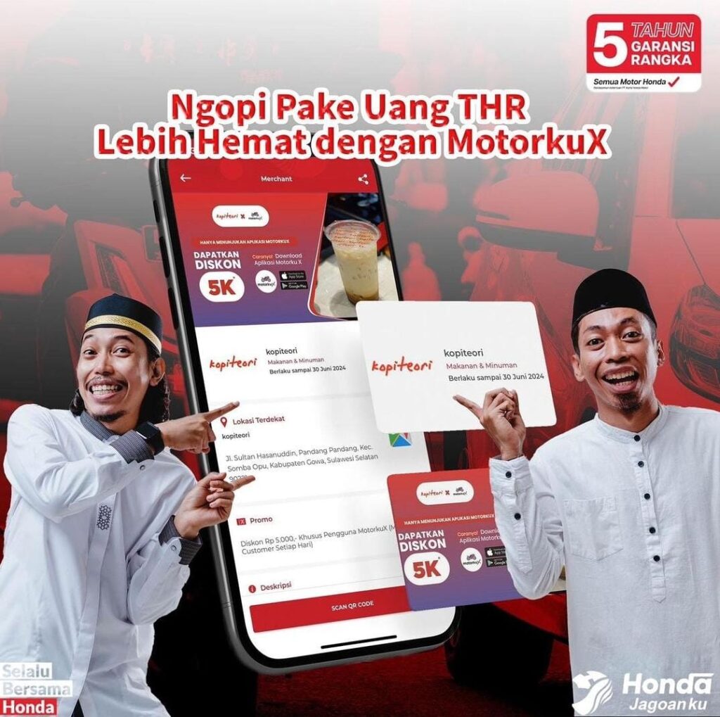 Astra Motor Sulawesi Selatan dan UMKM Hadirkan Promo #pakeMotorkuXaja