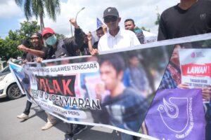 Forum Bersama Jurnalis Sulawesi Tenggara Tolak Pasal Kontroversi RUU Penyiaran