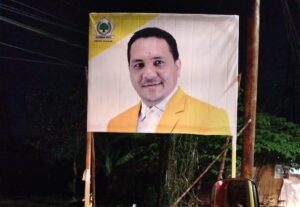 Baliho Hendrawan Sumus Gia Dicuri dan Dirusak OTK Jelang Pilwali Kota Kendari 2024