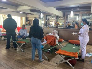 Panitia Perayaan Hari Kenaikan Yesus Kristus Sultra Galang Aksi Donor Darah