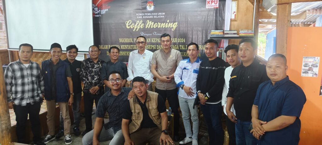 KPU Konawe Selatan Ajak Media dan Pegiat Pemilu Tingkatkan Partisipasi Pilkada 2024