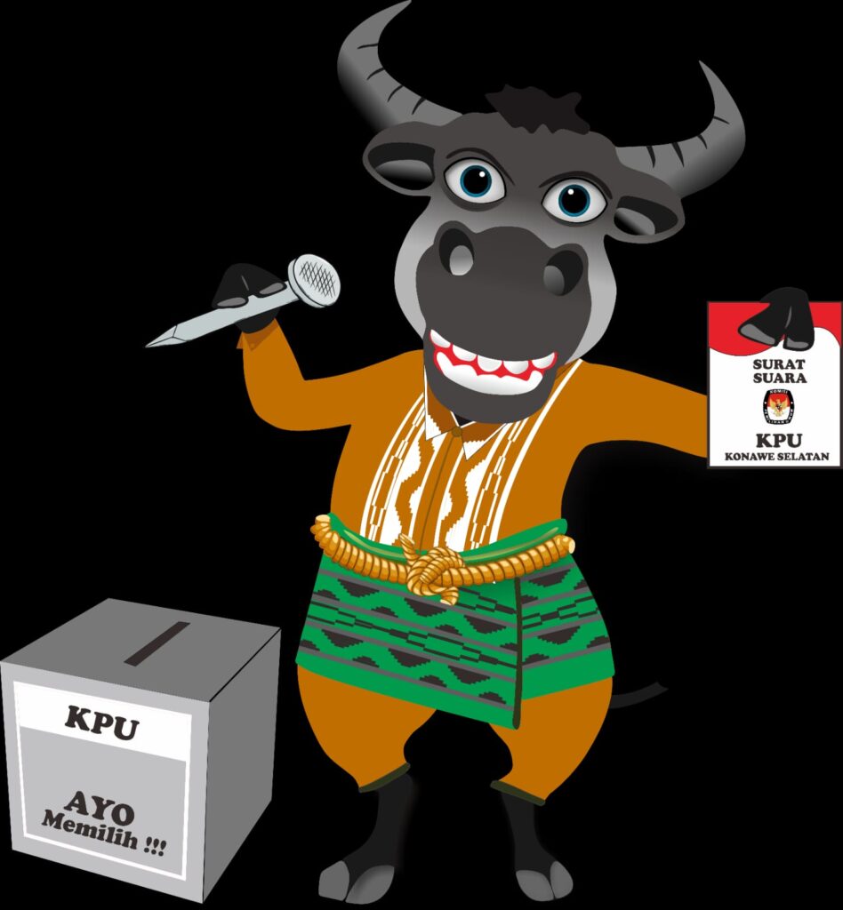 KINIKU Maskot Pilkada Konsel 2024, Mengusung Nilai Kerbau dalam Kehidupan Agraris