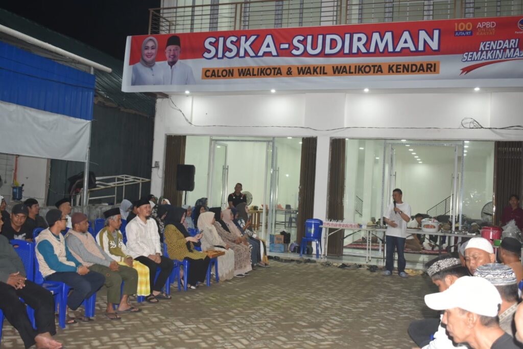 Posko Pemenangan Siska-Sudirman Dibuka dengan Doa Bersama dan Konsolidasi Relawan