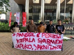 Diduga Terlibat Gratifikasi, PEPTAM Sultra Desak Kejagung dan Kemenhub Periksa Kepala Syahbandar Lapuko