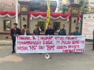 Demonstrasi Jilid II di Mabes Polri, Koalisi Pemuda dan Mahasiswa Desak Tindak Tegas PT GKP