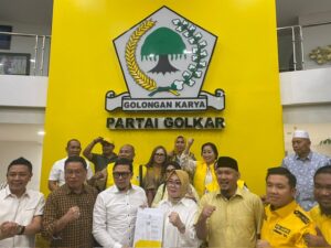 Siska-Sudirman Kantongi B1-KWK dari Partai Golkar, Perkuat Pencalonan Wali Kota Kendari