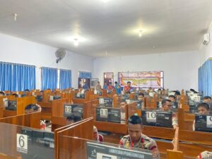 Seleksi SBP di Polda Sultra, 45 Peserta Ikuti Tes Pengetahuan Kepolisian dan Keterampilan Komputer