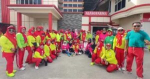 Sintya Sudirman dan Rinna Diazella Pimpin Senam Sehat, Perkuat Dukungan Siska-Sudirman di Pilwali Kendari