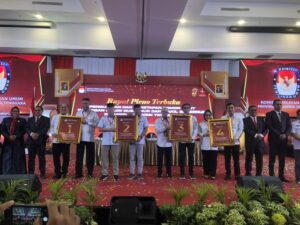 KPU Sultra Umumkan Nomor Urut Calon Gubernur dan Wakil Gubernur 2024