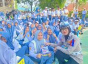 Ratusan Pelajar Antusias Ikuti Sosialisasi Keselamatan Berlalu Lintas oleh Sat Lantas Polresta Kendari