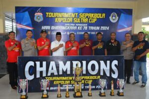 Turnamen Sepak Bola Kapolda Sultra Cup 2024 Resmi Ditutup