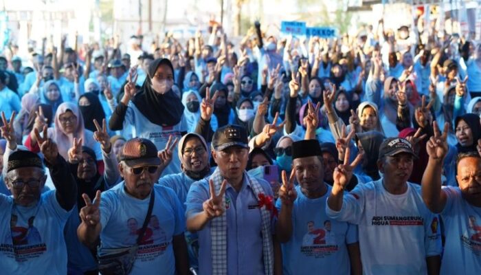 Ribuan Warga Tirawuta Padati Kampanye, ASR Optimis Raih Dukungan 60% di Kolaka Timur