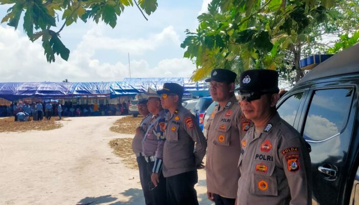 Operasi Mantap Praja Anoa 2024: Pengamanan Kampanye Pilkada Sultra di Desa Inulu Berlangsung Aman