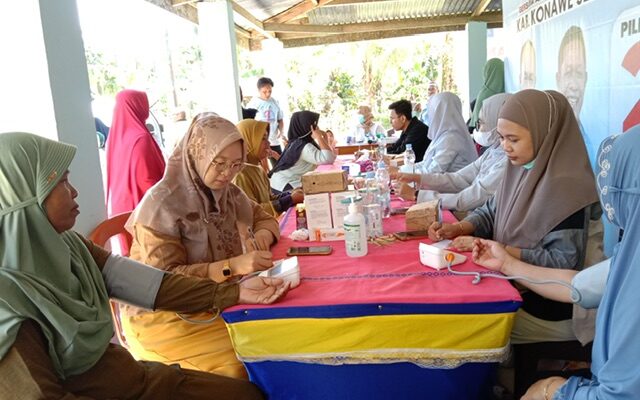 Relawan Medis Berkah Sultra Gelar Layanan Kesehatan Gratis di 12 Kabupaten/Kota