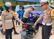 Operasi Zebra Anoa: Satlantas Polresta Kendari Tertibkan Knalpot Brong di Sekolah