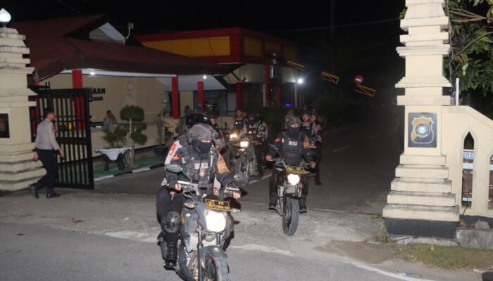 Polresta Kendari Gelar Patroli Skala Besar untuk Wujudkan Aman dan Kondusif