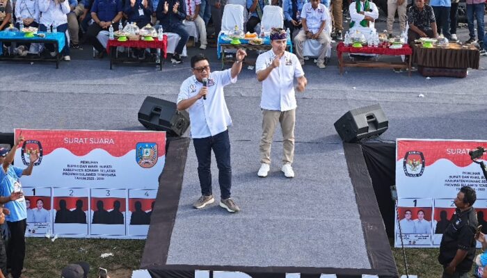 Dukungan Kian Menguat Jelang Pilkada, Ribuan Simpatisan Padati Kampanye Akbar Adi-James
