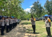 Polres Konawe Selatan Siagakan 130 Personel untuk Pengamanan Kampanye Akbar di Tinanggea