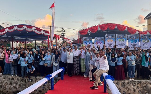Kampanye di Kaledupa dan Wangi-wangi Selatan, ASR-Hugua Targetkan Pembenahan Infrastruktur Wakatobi