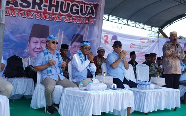 ASR-Hugua Minta Restu Warga Kaledupa Tarung Pilgub Sultra 2024