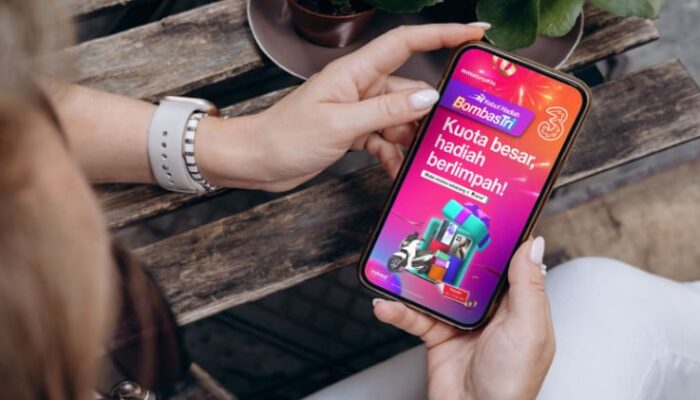 Raih Hadiah Sepeda Motor Listrik dan Smartphone, Tri Ajak Pelanggan Ikuti Misi di Program BombasTri
