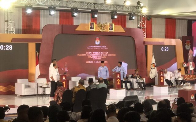 Debat Ketiga Pilgub Sultra: ASR-Hugua Komitmen Kelola SDA untuk Kesejahteraan
