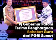 Pj Gubernur Sumut Agus Fatoni Terima Dua Penghargaan Bidang Pendidikan