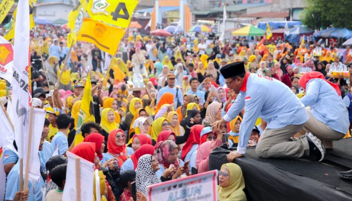Ribuan Massa Bergemuruh, Asriludin-Lom Lom Janjikan Transformasi Deli Serdang
