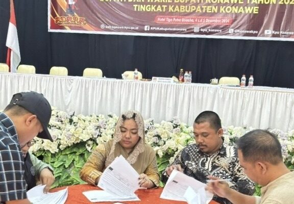 KPU Tetapkan Yusran Akbar-Syamsul Ibrahim Peraih Suara Terbanyak Pilkada Konawe 2024