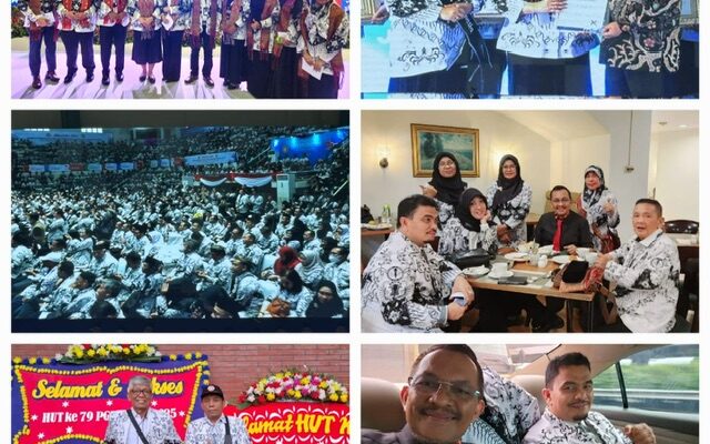 Pengurus PGRI Sumut Hadiri Puncak Peringatan HUT ke-79 PGRI dan HGN 2024