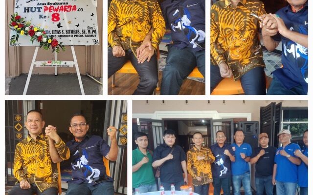 Hadiri HUT ke- 8 Pewarta, Kadiskominfo Sumut: Terus Berkarya dan Menginspirasi