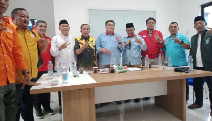 Tim Pemenangan Asri Ludin-Lom Lom Deklarasi Kemenangan,Partai Pendukung akan Lakukan Pengawasan Ketat di PSS dan PSL