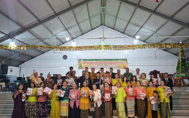 PPTSB Sektor IV Kecamatan Tanjungmorawa Wilayah Medan Amplas Gelar Natal 2024